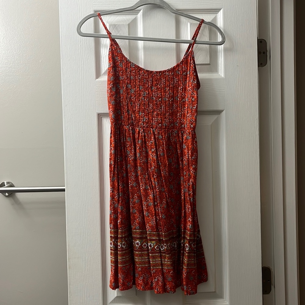Orange Sundress XS